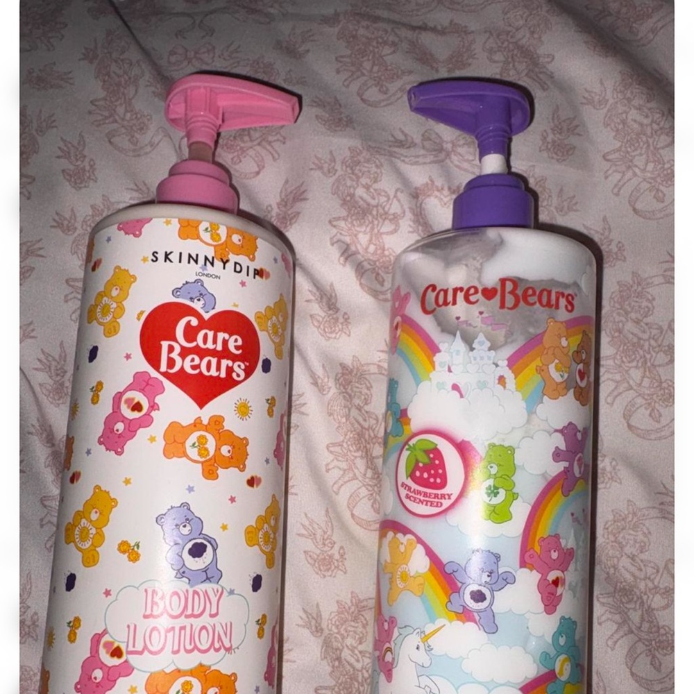Care Bears Strawberry Scented Lotion and Wash - Pink and Purple